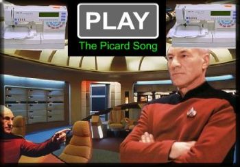I'm Captain Jean Luc Picard of the Starship Enterprise.